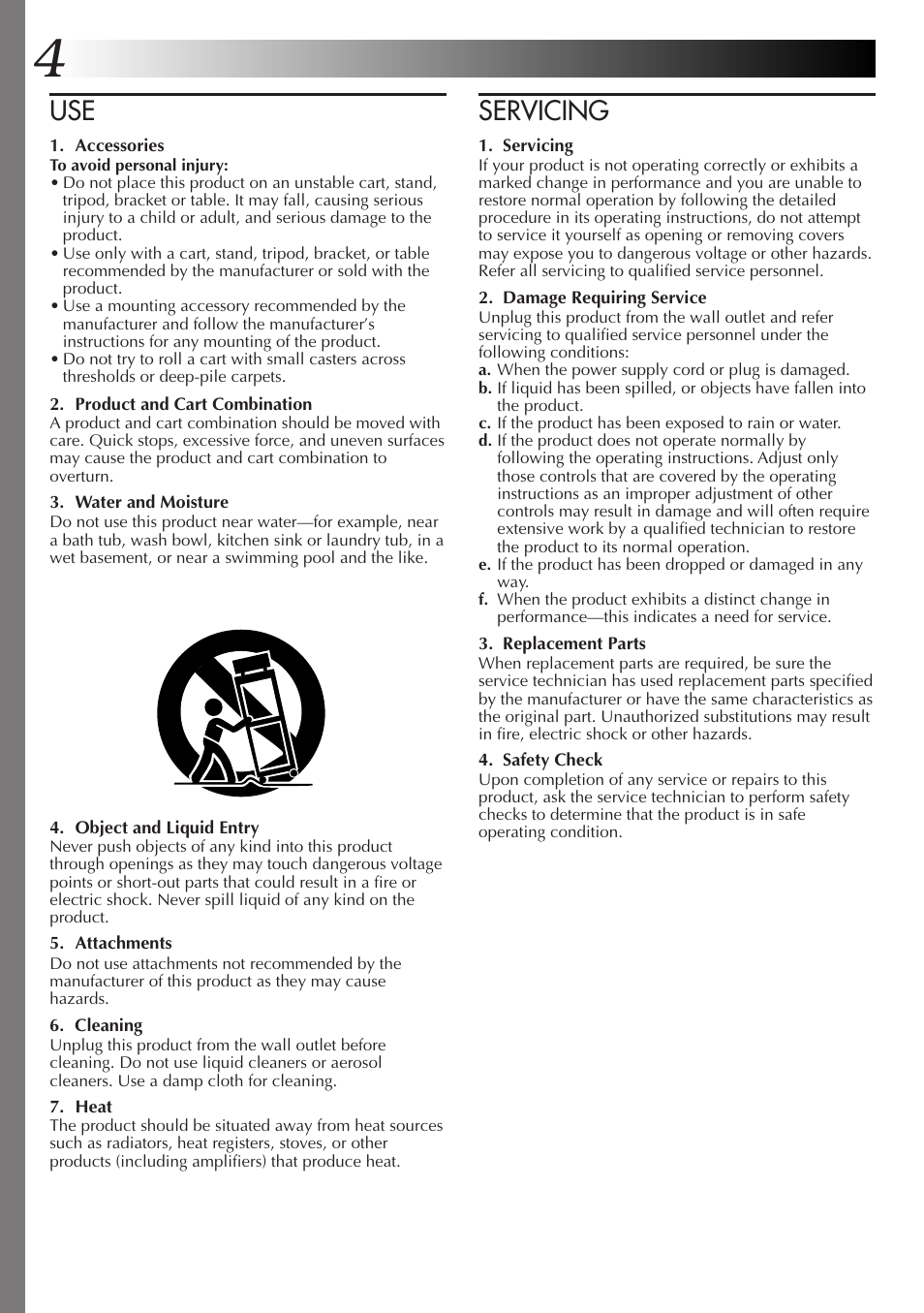 Servicing | JVC GR-DVL9000 User Manual | Page 4 / 92