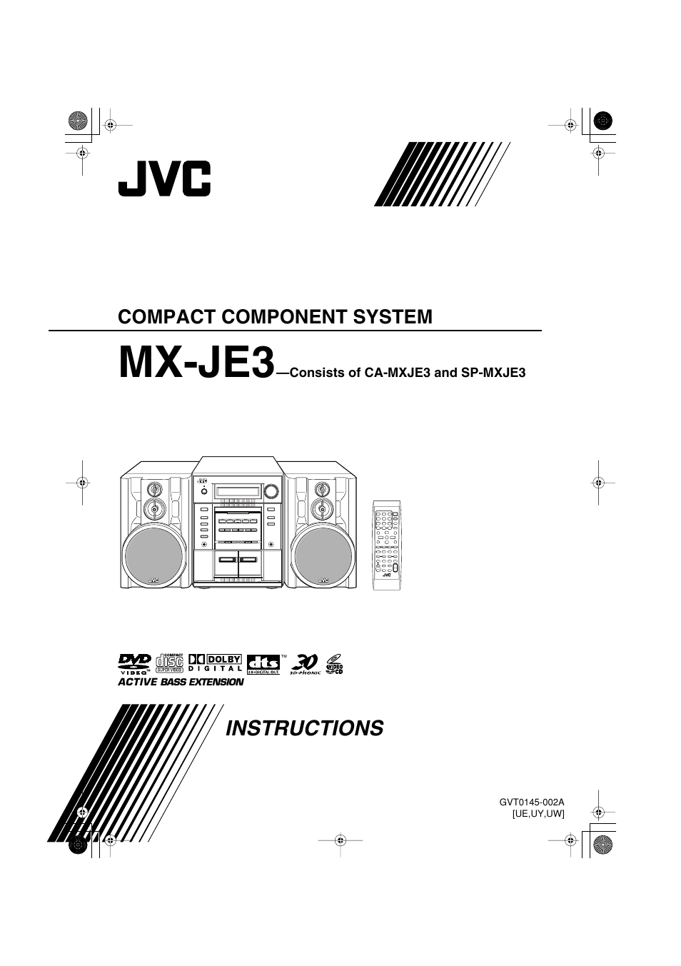 JVC CA-MXJE3 User Manual | 48 pages