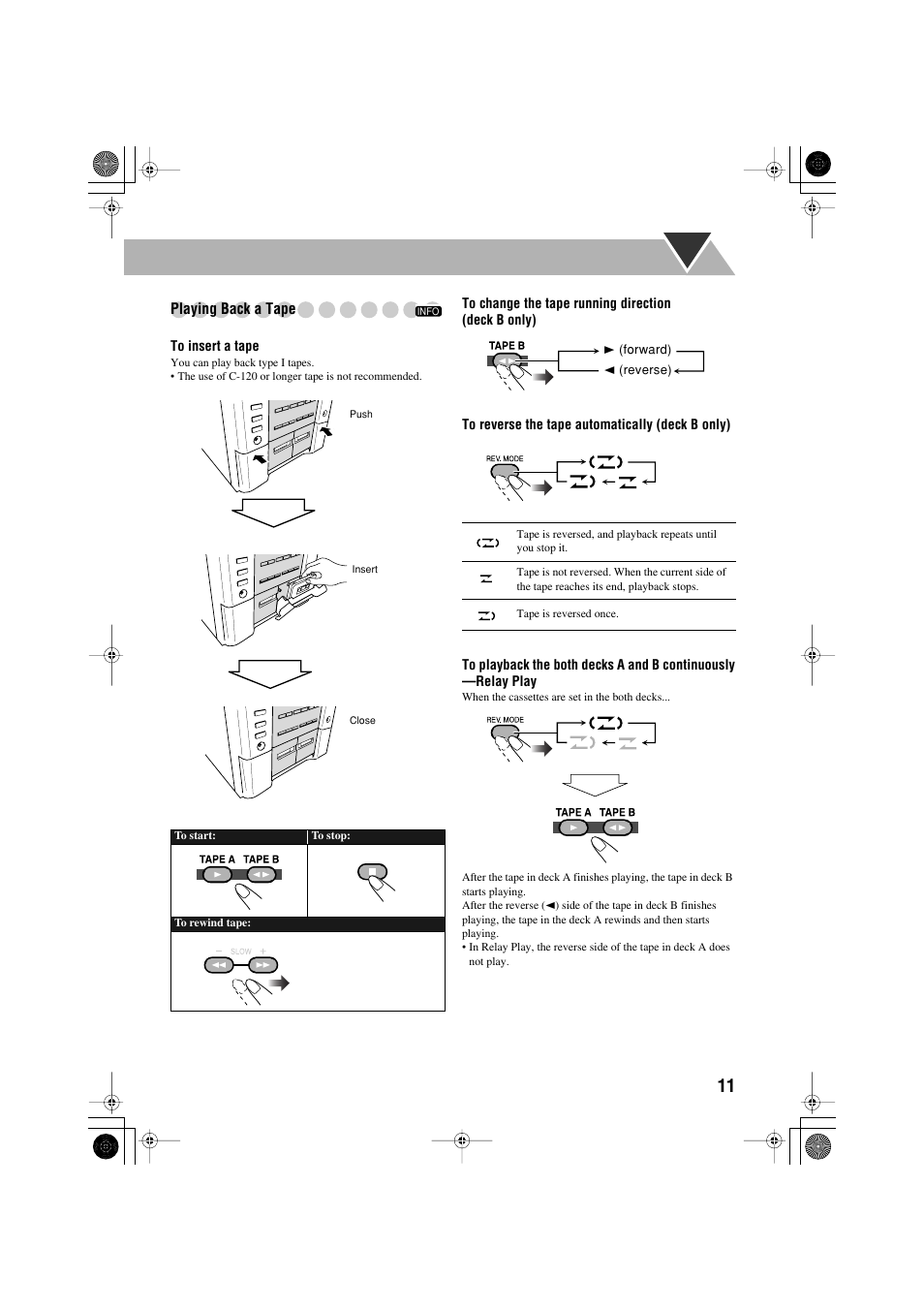 JVC CA-MXJE3 User Manual | Page 13 / 48