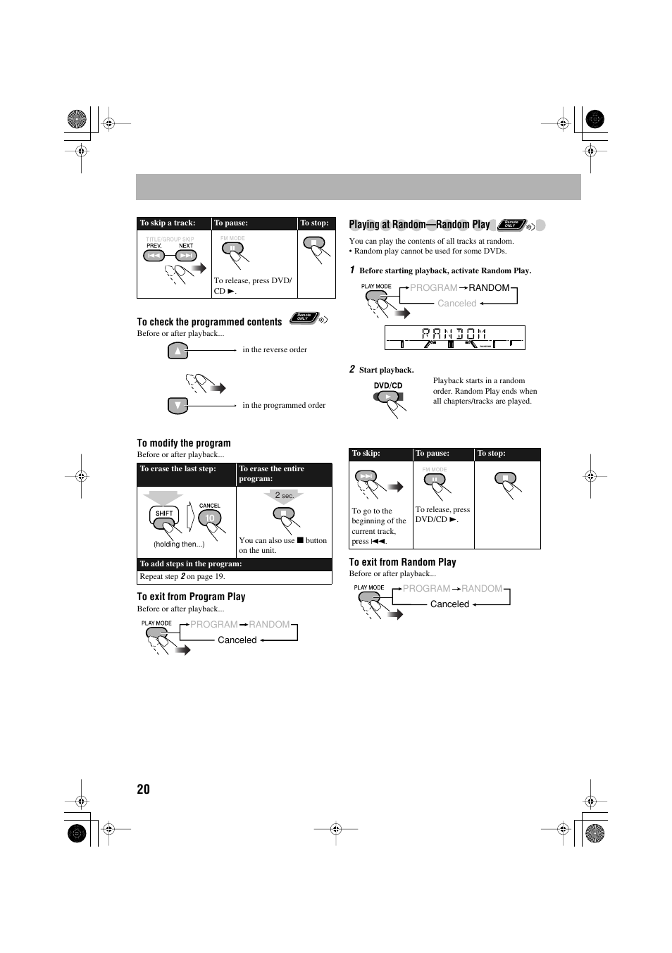 JVC CA-MXJE3 User Manual | Page 22 / 48