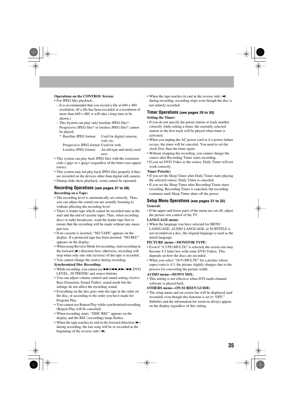 JVC CA-MXJE3 User Manual | Page 37 / 48