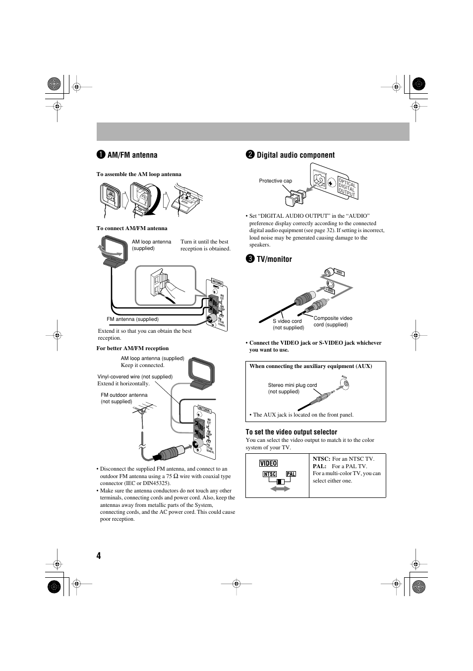 JVC CA-MXJE3 User Manual | Page 6 / 48