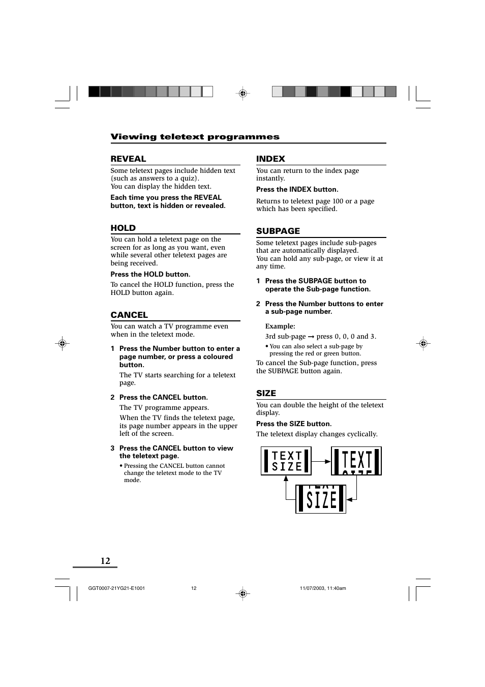 JVC AV-21WM11 User Manual | Page 12 / 24