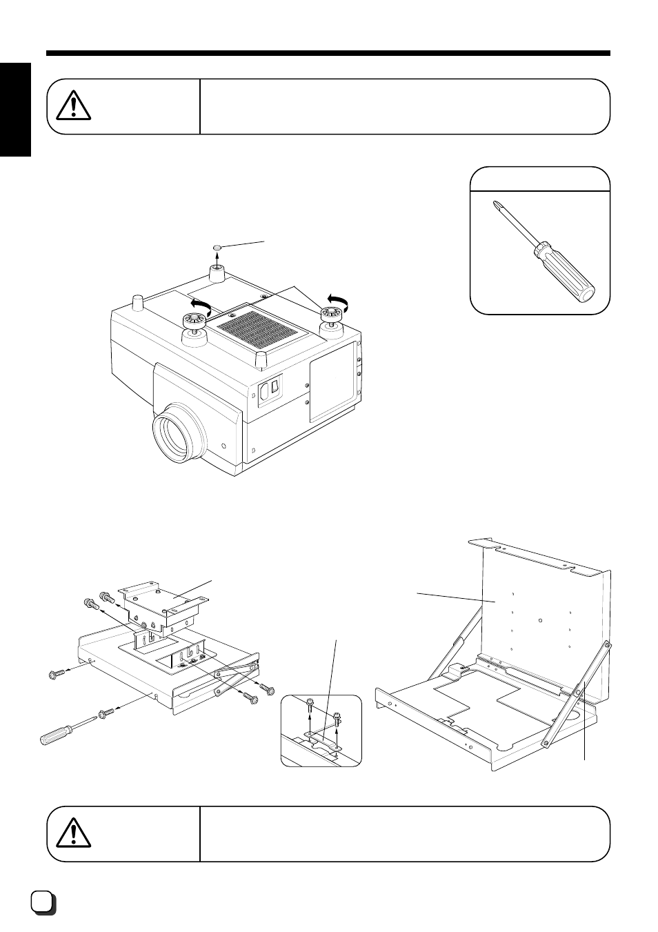 How to install, Caution, English | JVC DLA-G10E User Manual | Page 8 / 15