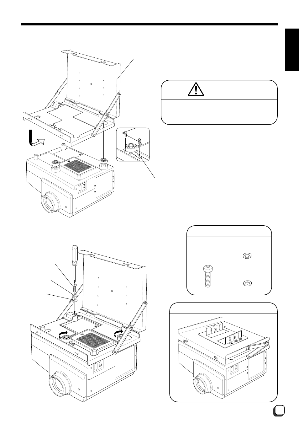 How to install, Caution, English | JVC DLA-G10E User Manual | Page 9 / 15