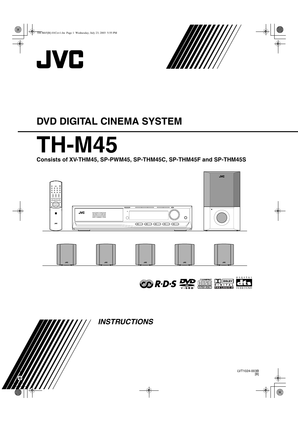 JVC xv-thm45 User Manual | 68 pages
