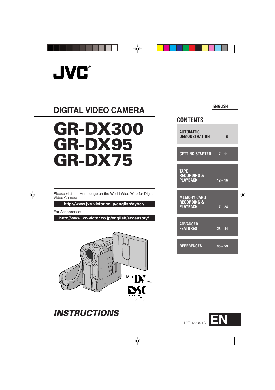 JVC 0303-MK-ID-SN User Manual | 60 pages