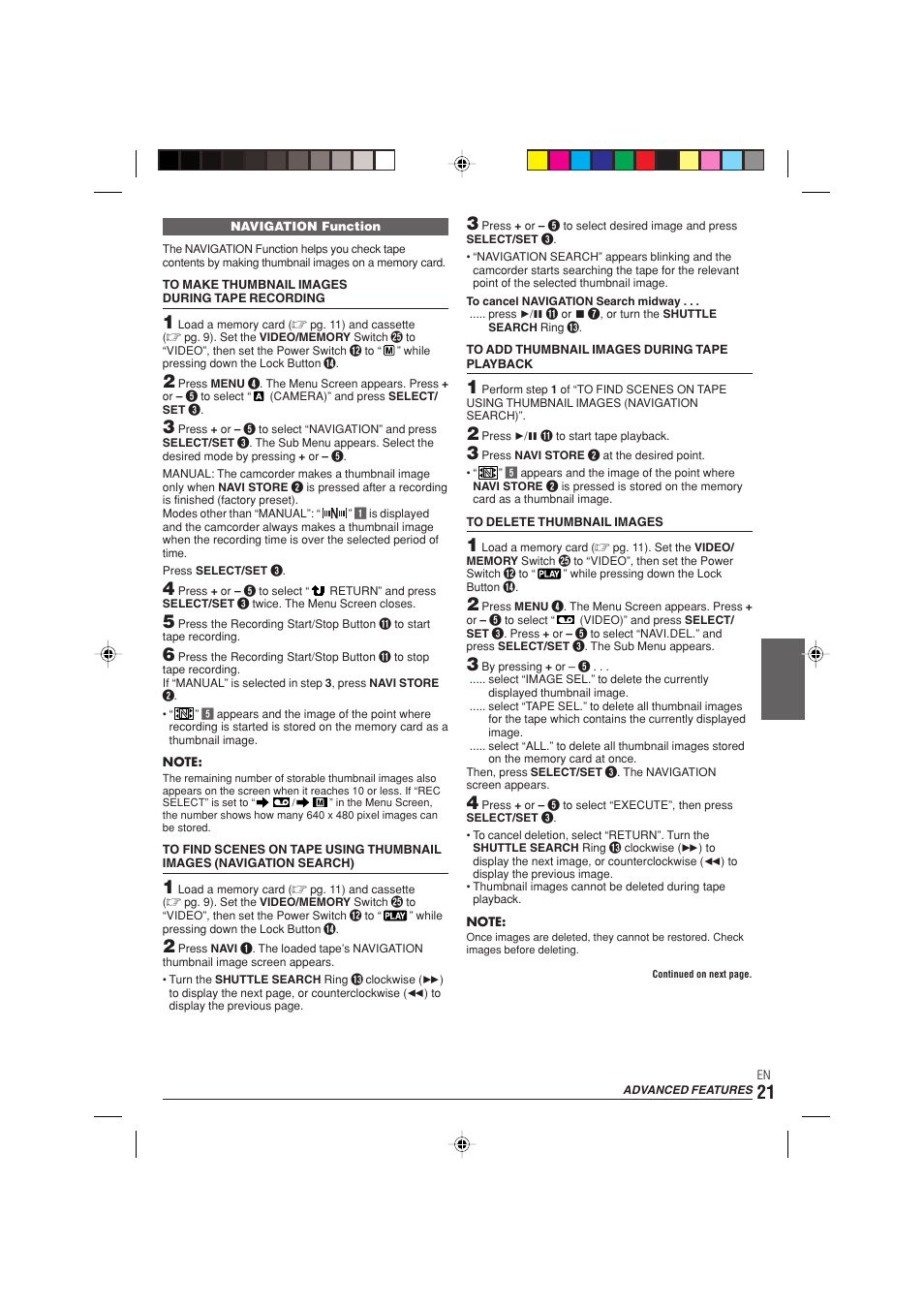 JVC 0303-MK-ID-SN User Manual | Page 21 / 60