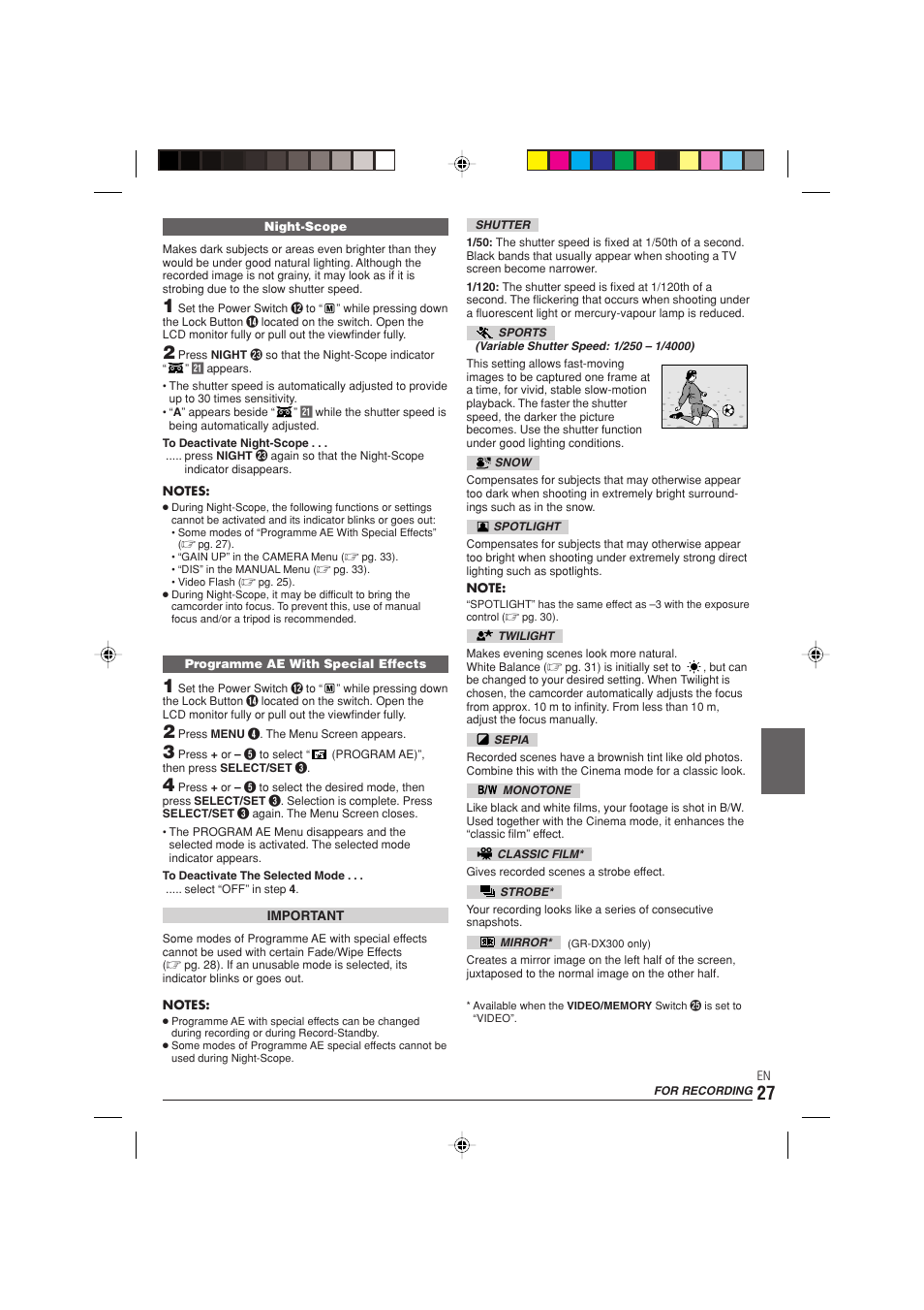 JVC 0303-MK-ID-SN User Manual | Page 27 / 60