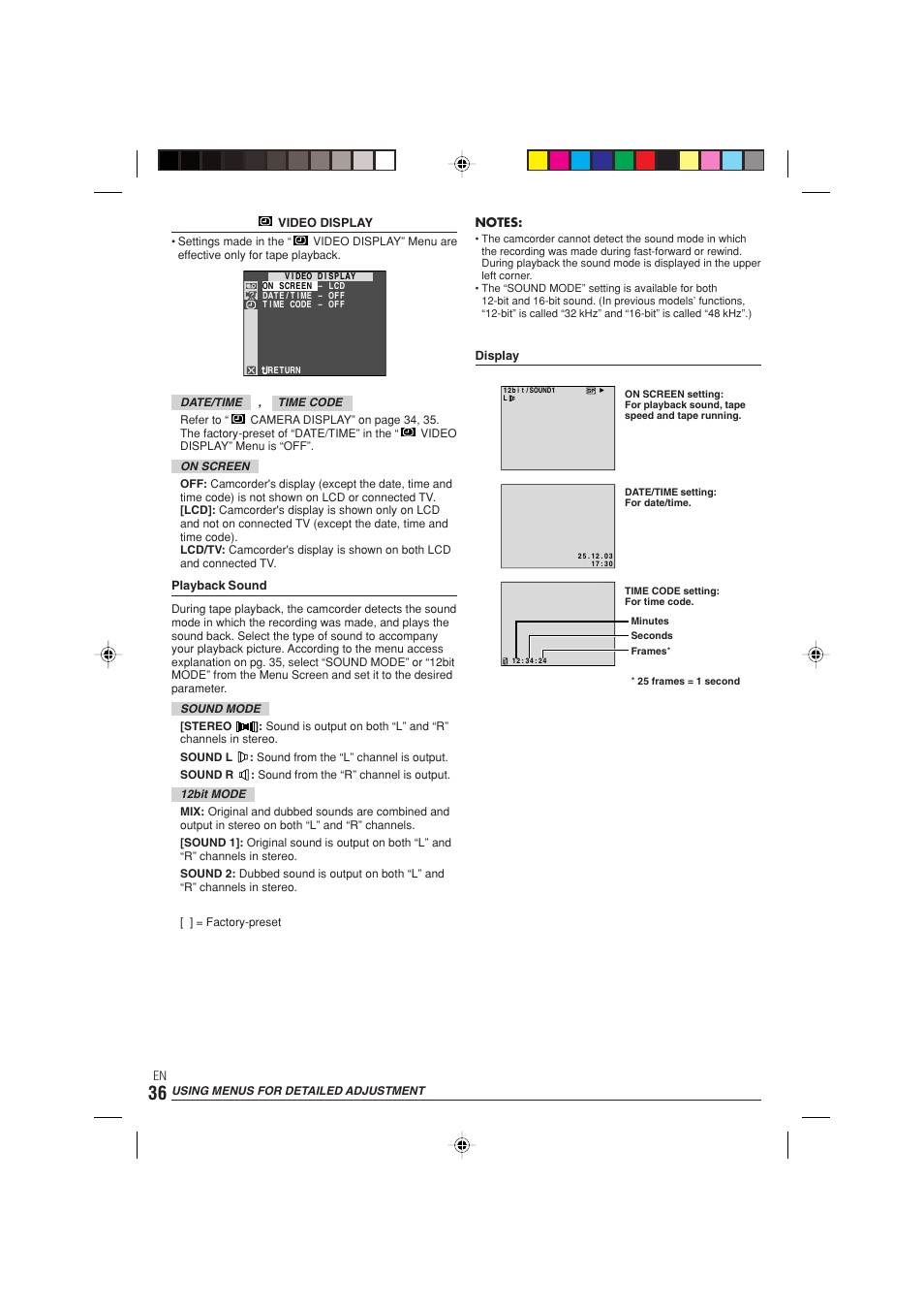 JVC 0303-MK-ID-SN User Manual | Page 36 / 60