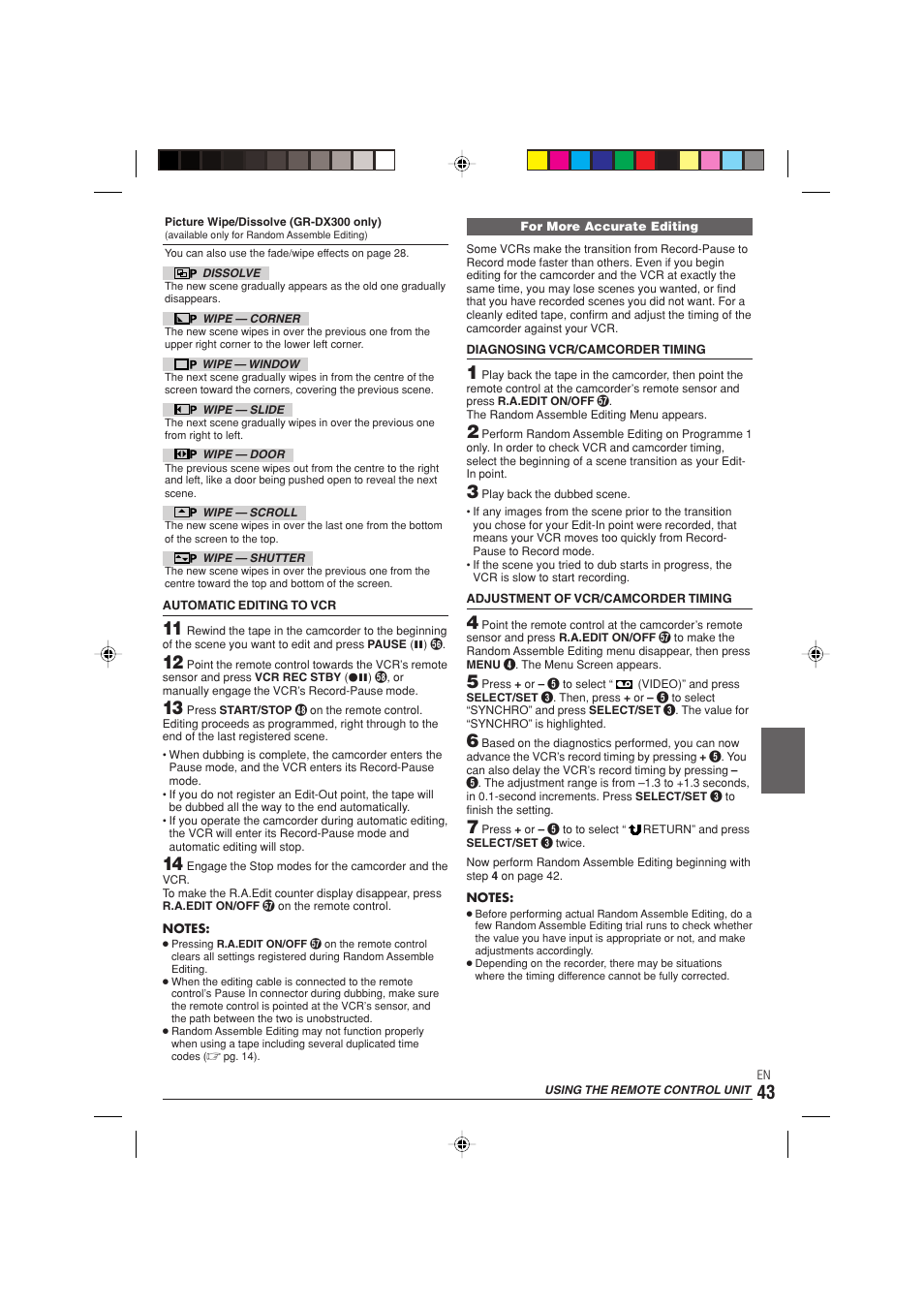 JVC 0303-MK-ID-SN User Manual | Page 43 / 60