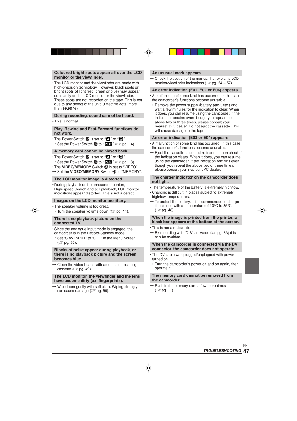 JVC 0303-MK-ID-SN User Manual | Page 47 / 60