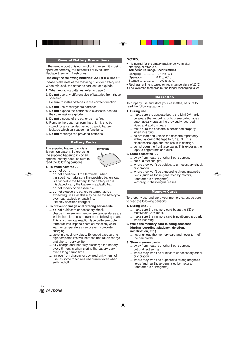 JVC 0303-MK-ID-SN User Manual | Page 48 / 60