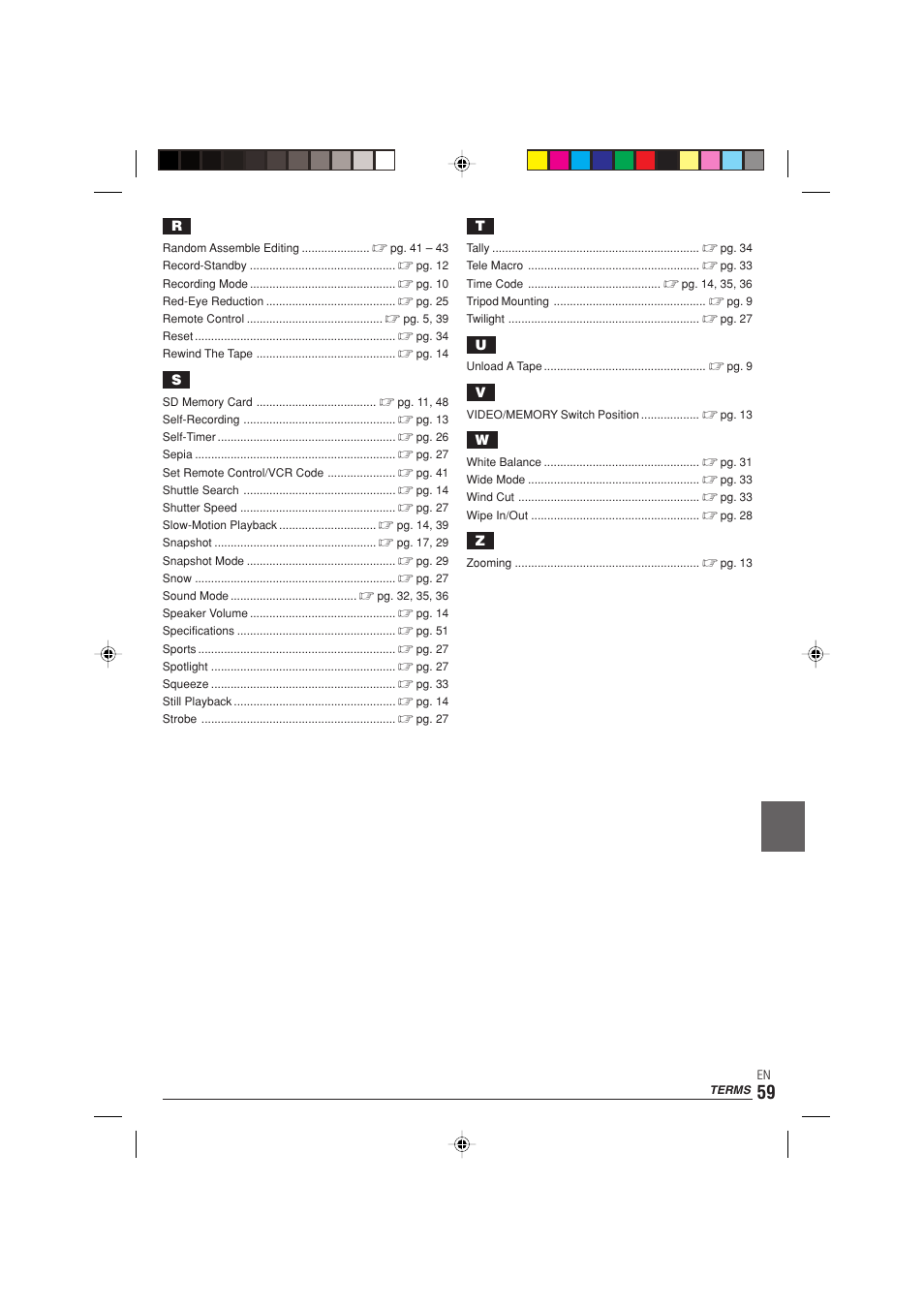 JVC 0303-MK-ID-SN User Manual | Page 59 / 60