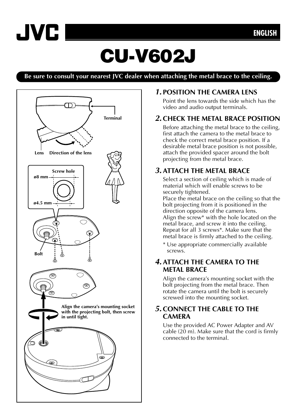 JVC CU-V602J User Manual | 1 page