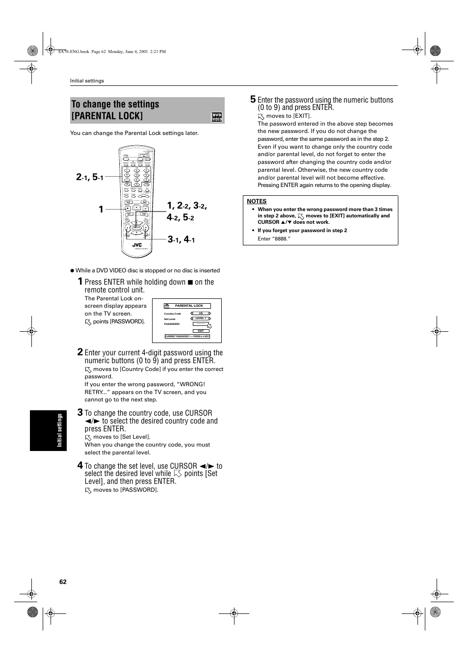 Moves to [password | JVC XV-SA70BK User Manual | Page 64 / 75