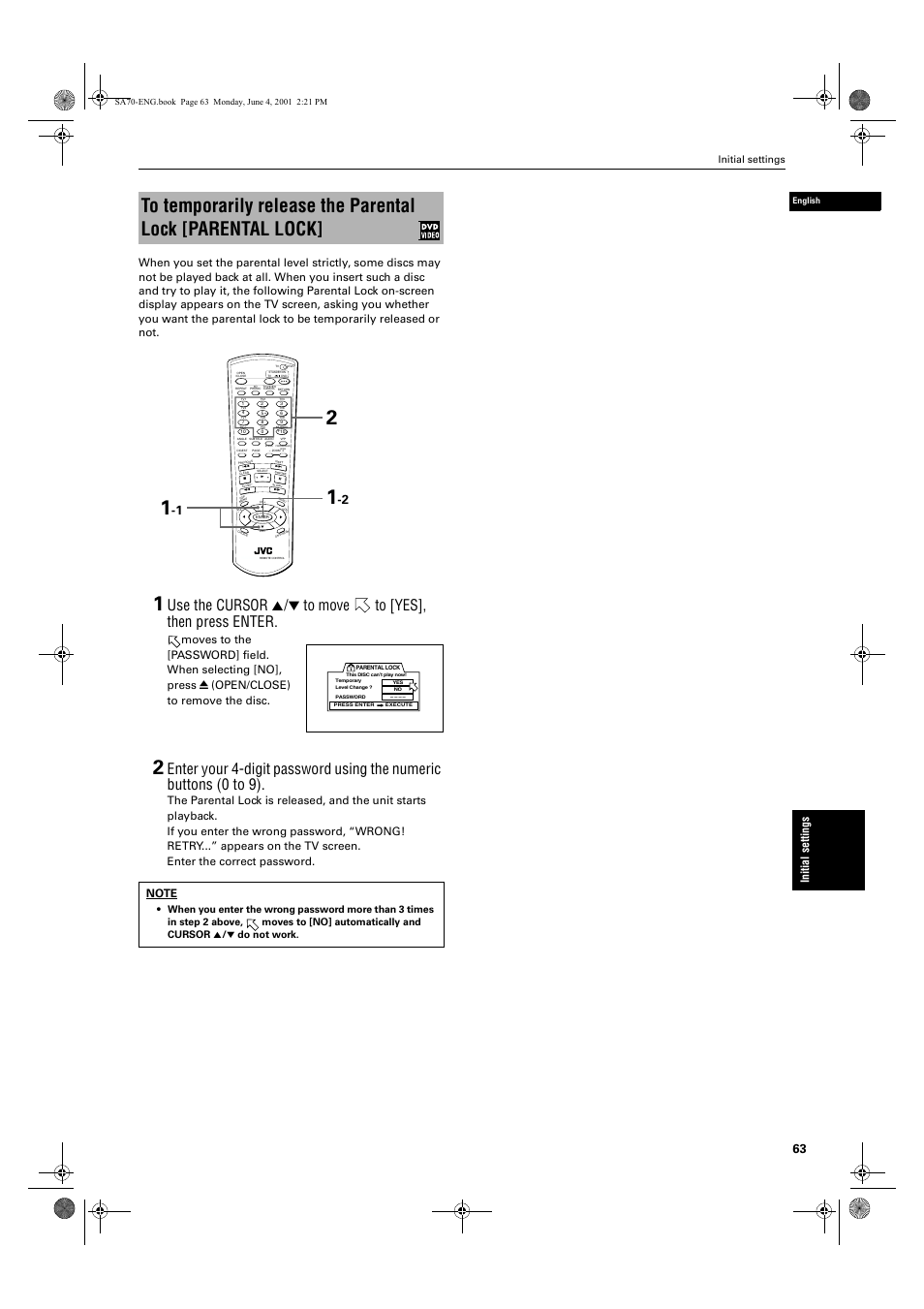 Initial settings, English | JVC XV-SA70BK User Manual | Page 65 / 75