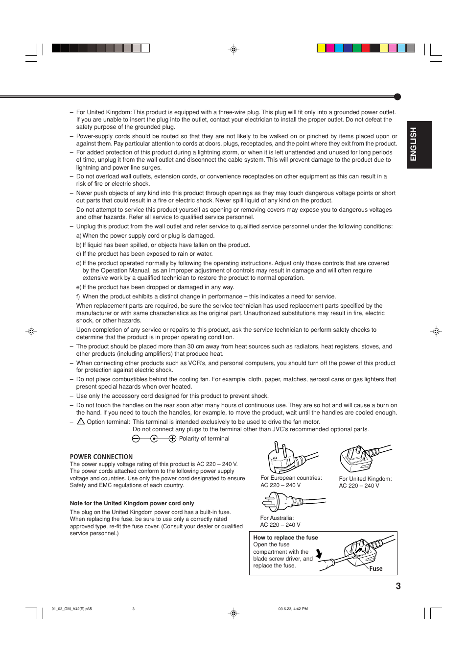 JVC GM-V42PCE User Manual | Page 4 / 43