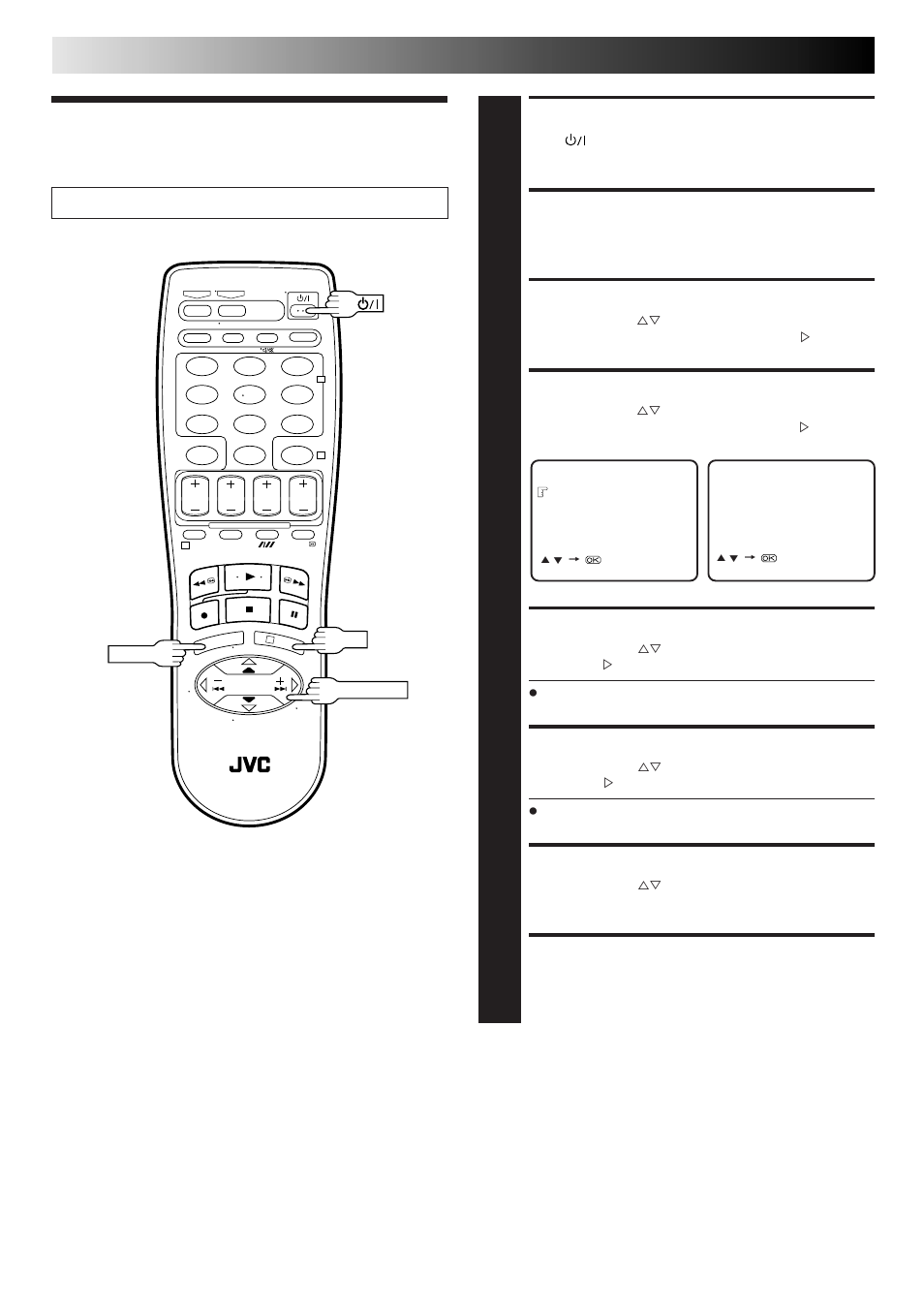 Clock set, Initial settings (cont.) | JVC HR-J461MS User Manual | Page 10 / 44