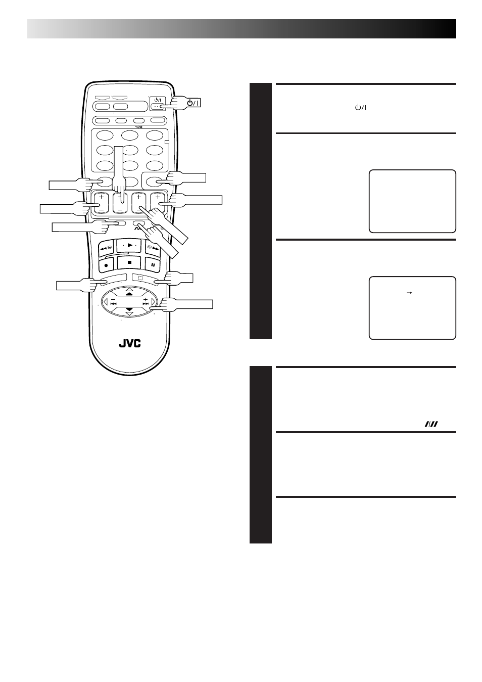 Disengage timer mode, Access programme check screen, Access programme screen | Cancel or replace a programme, Return to normal screen, Return to timer mode, Timer recording (cont.), Check, cancel and replace programmes | JVC HR-J461MS User Manual | Page 22 / 44