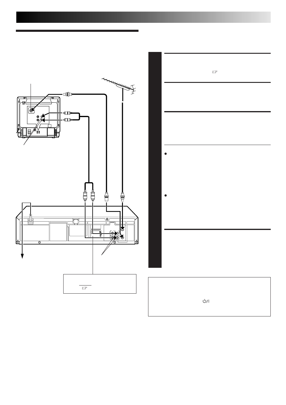 Basic connections, Check contents, Situate recorder | Connect recorder to tv, Connect recorder to mains, Installing your new recorder | JVC HR-J461MS User Manual | Page 3 / 44