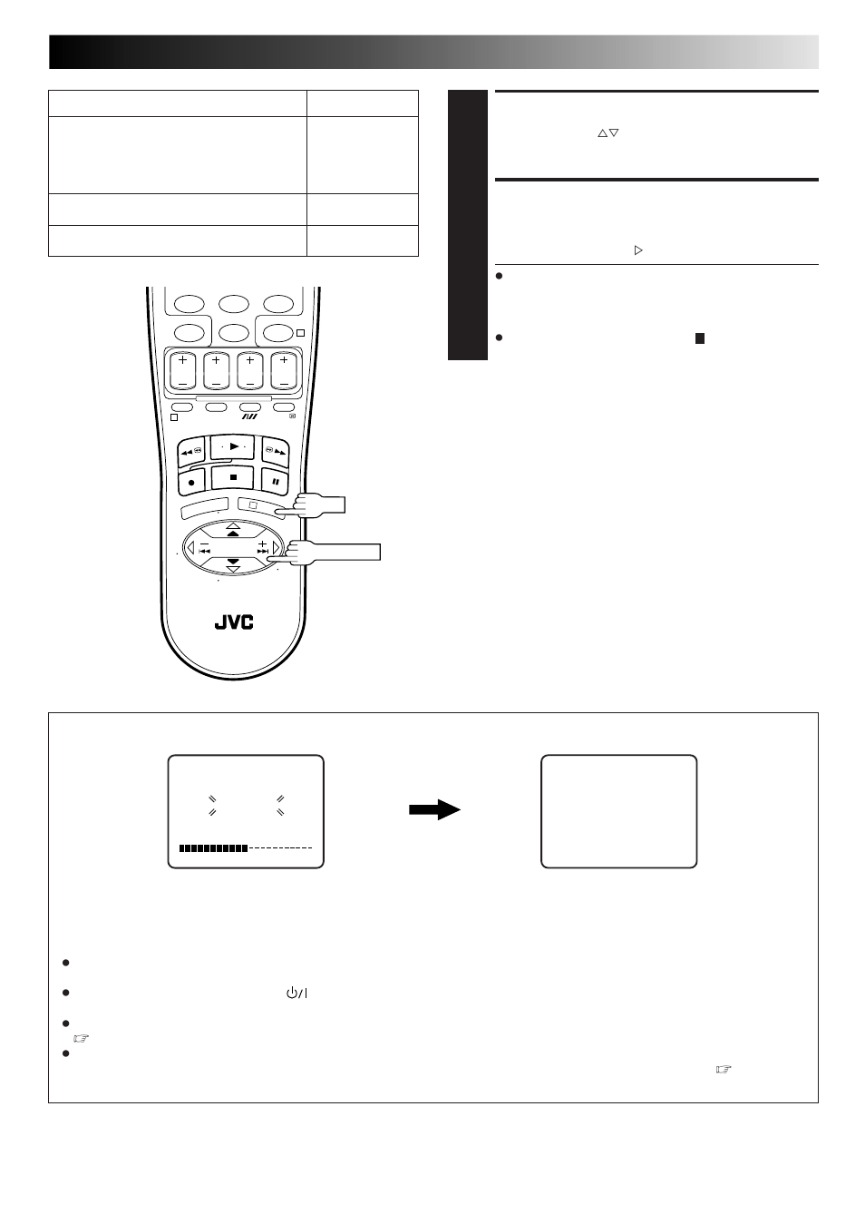 Select tv system, Start auto channel set | JVC HR-J461MS User Manual | Page 7 / 44