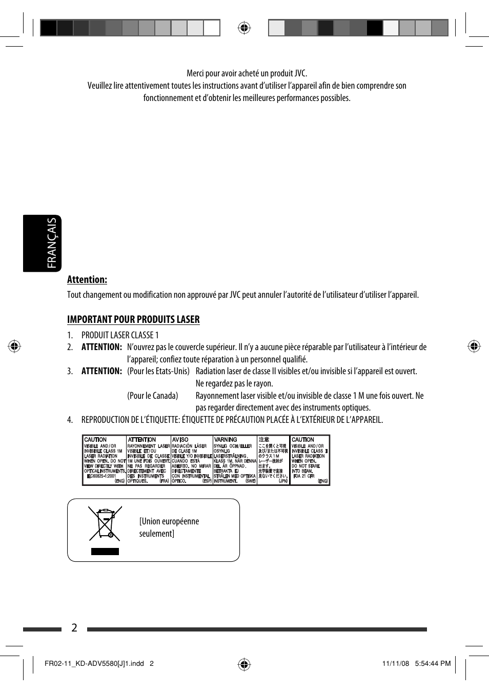 2français | JVC ADV5580 User Manual | Page 90 / 133