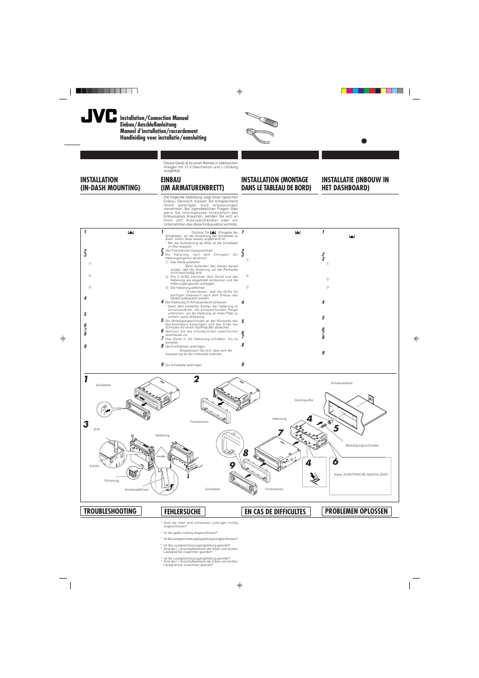 JVC KD-LH1000R User Manual | 4 pages