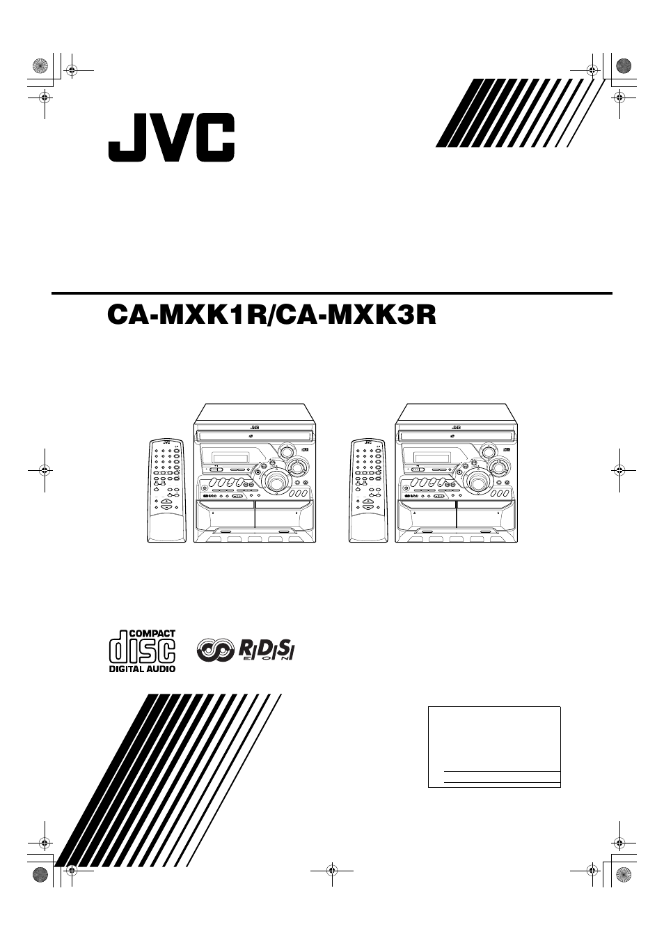 JVC Compact Component System CA-MXK1R User Manual | 32 pages