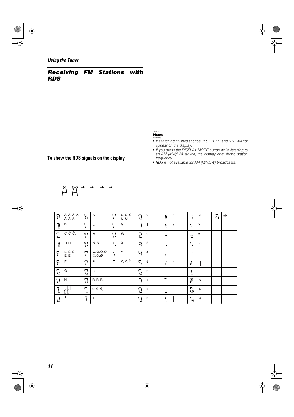 Receiving fm stations with rds | JVC Compact Component System CA-MXK1R User Manual | Page 14 / 32