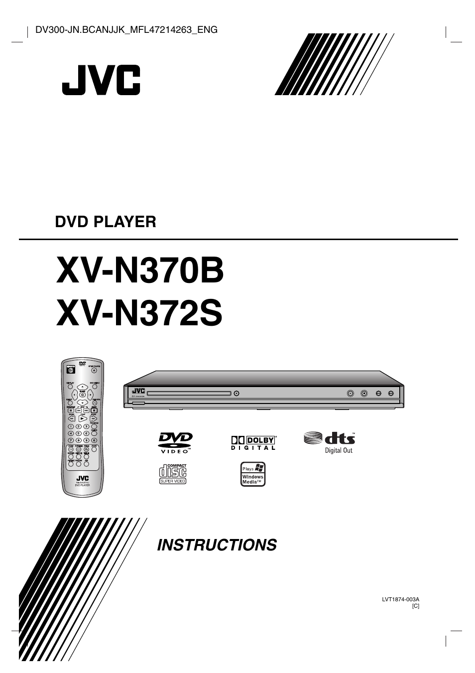 Xv-n370bc/xv-n372sc, Instructions | JVC XV-N370B User Manual | Page 26 / 97