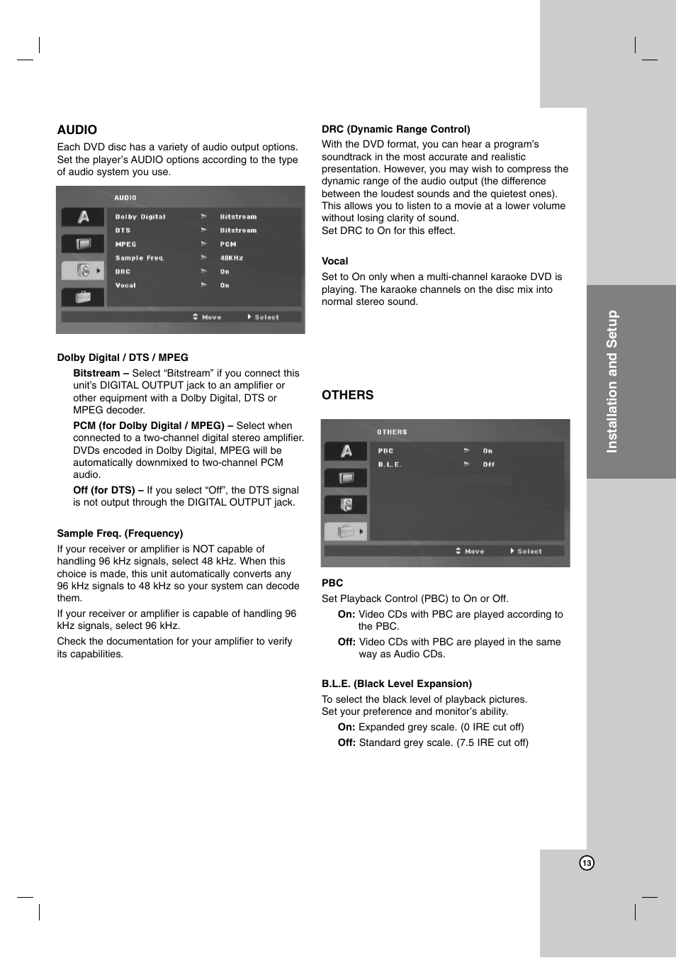 Operation reference introduction, Installation and setup | JVC XV-N370B User Manual | Page 38 / 97