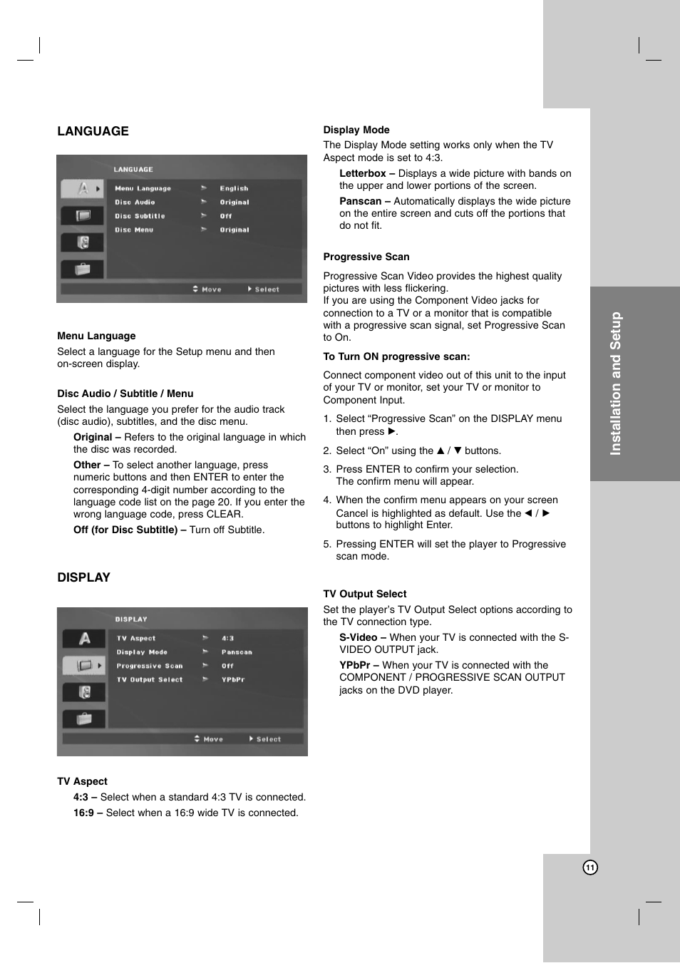 Operation reference introduction, Installation and setup | JVC XV-N370B User Manual | Page 84 / 97