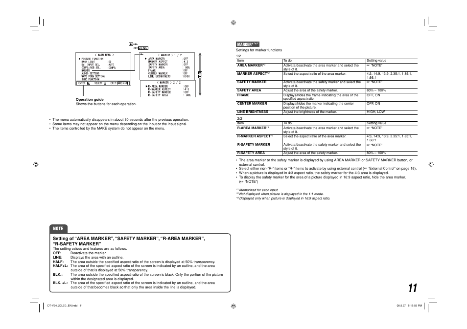 JVC DT-V24L3D User Manual | Page 11 / 24