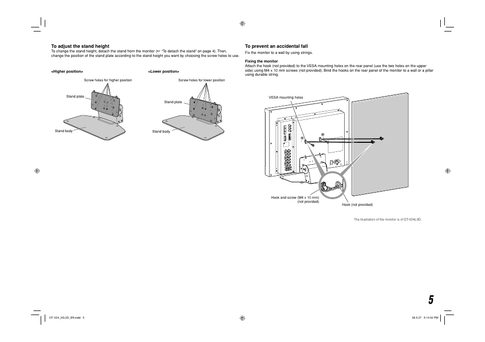 JVC DT-V24L3D User Manual | Page 5 / 24