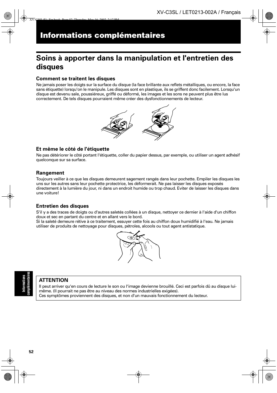JVC XV-C3SL User Manual | Page 113 / 177