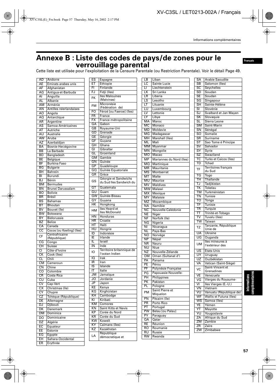 JVC XV-C3SL User Manual | Page 118 / 177