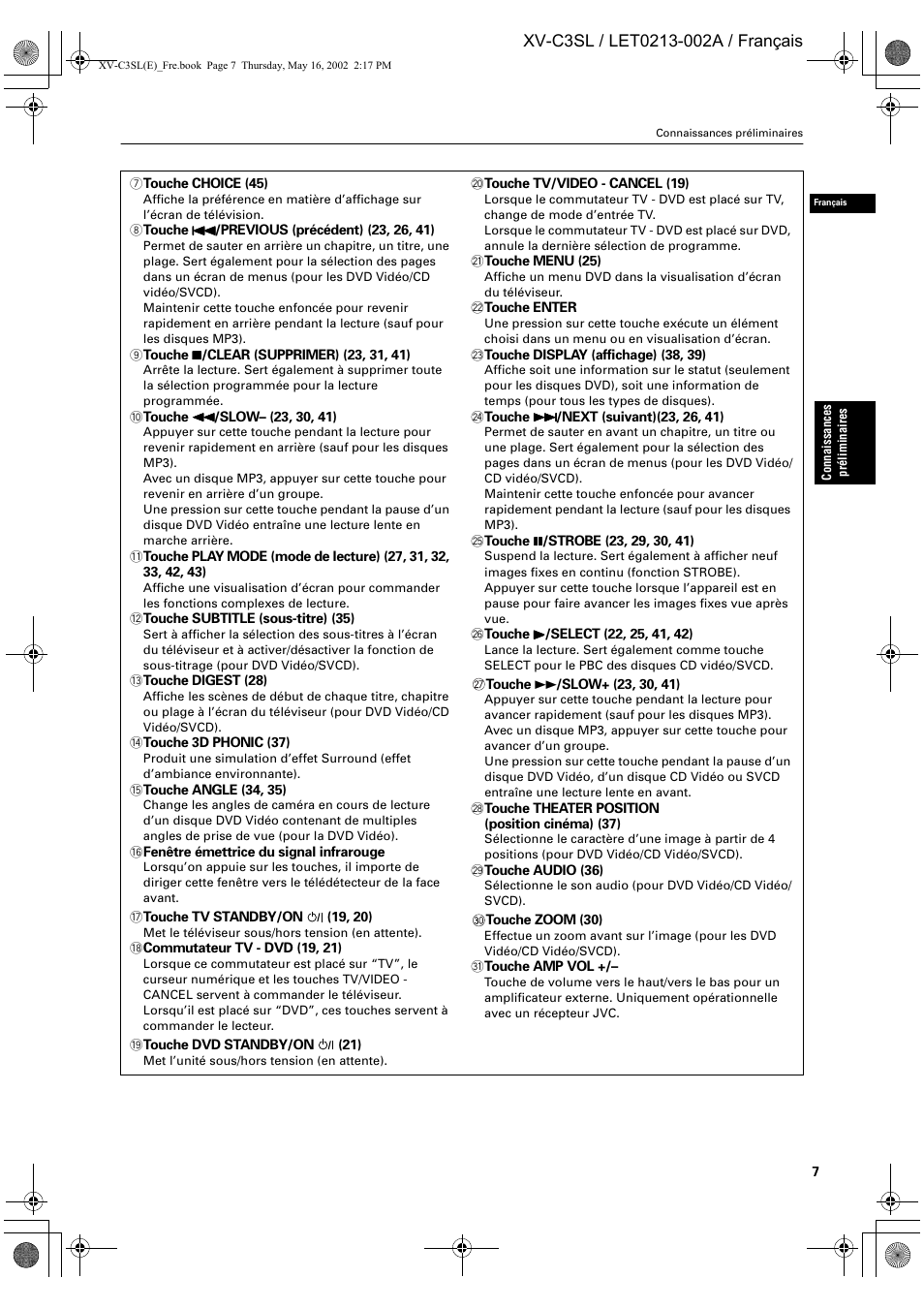 JVC XV-C3SL User Manual | Page 68 / 177