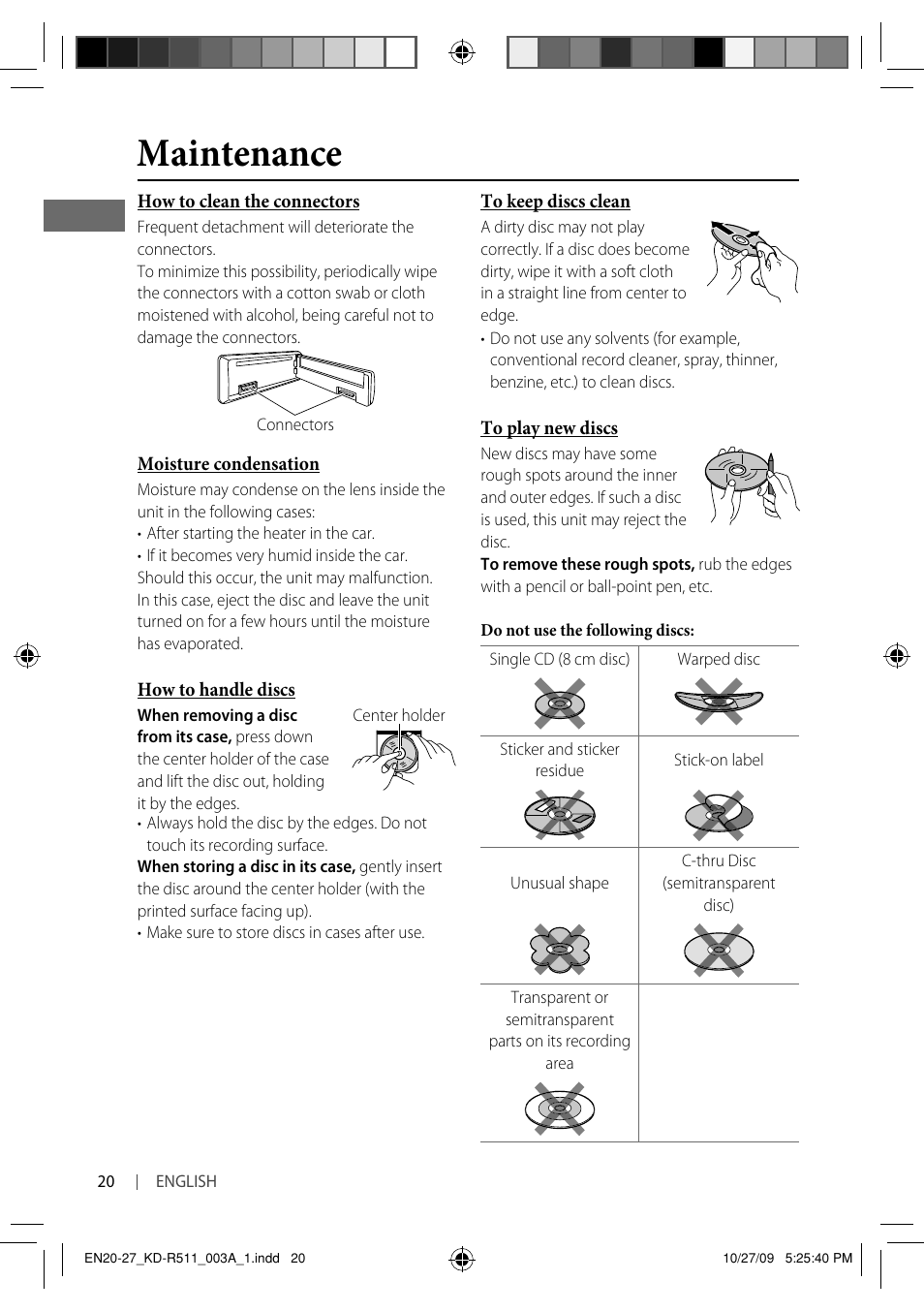 Maintenance | JVC GET0635-003A User Manual | Page 82 / 92