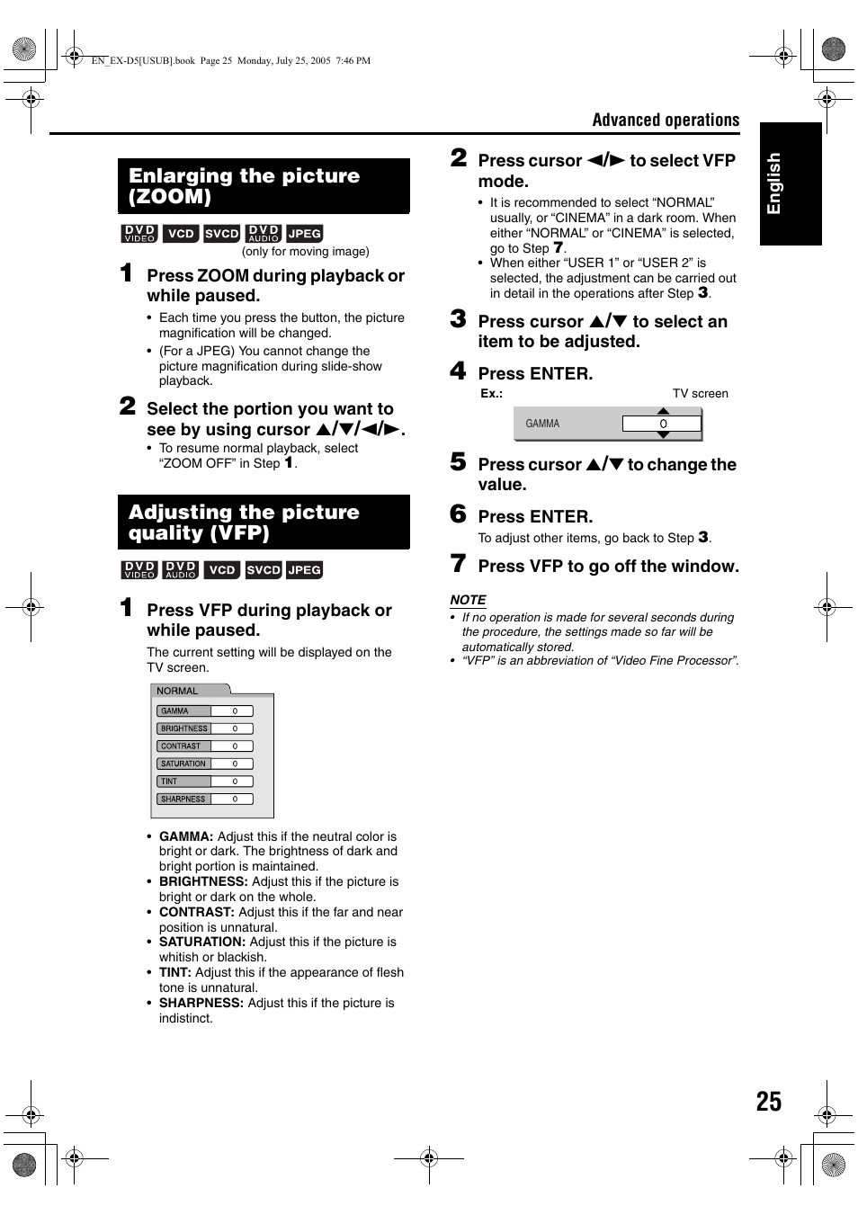 JVC CA-EXD5 User Manual | Page 74 / 92