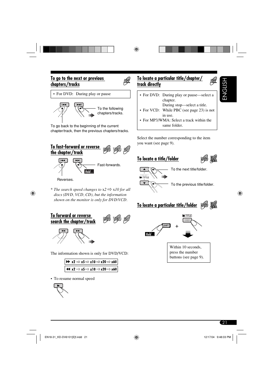 English | JVC KD-DV6102 User Manual | Page 21 / 68