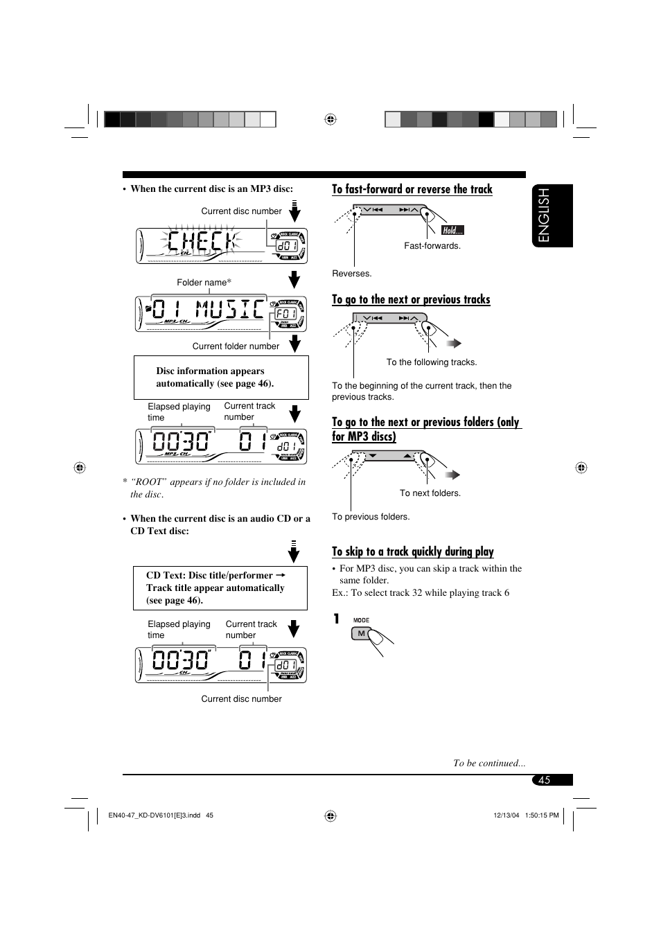 English | JVC KD-DV6102 User Manual | Page 45 / 68