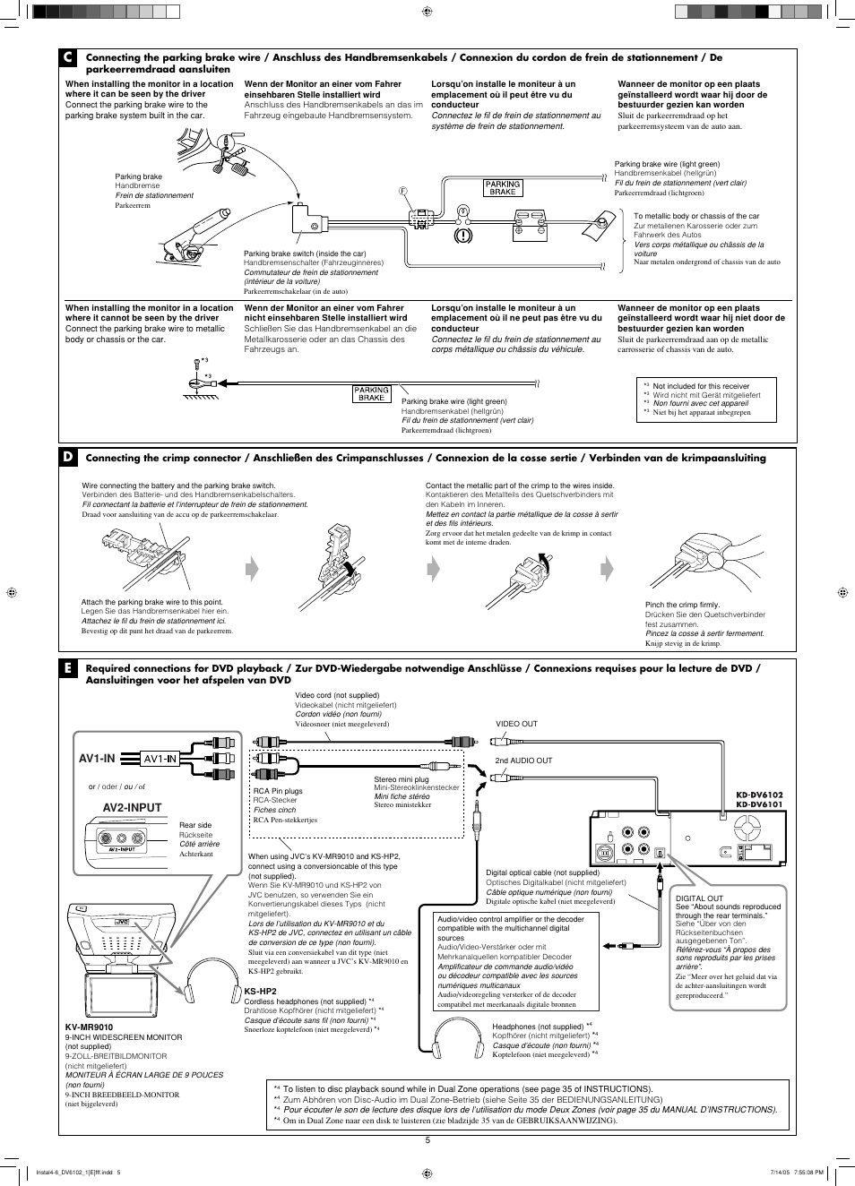 Av1-in av2-input | JVC KD-DV6102 User Manual | Page 67 / 68