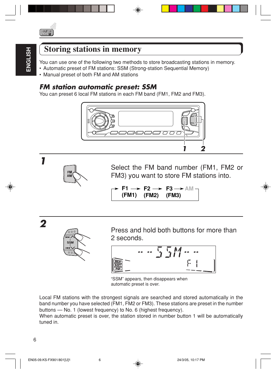 JVC KS-FX801 User Manual | Page 6 / 37