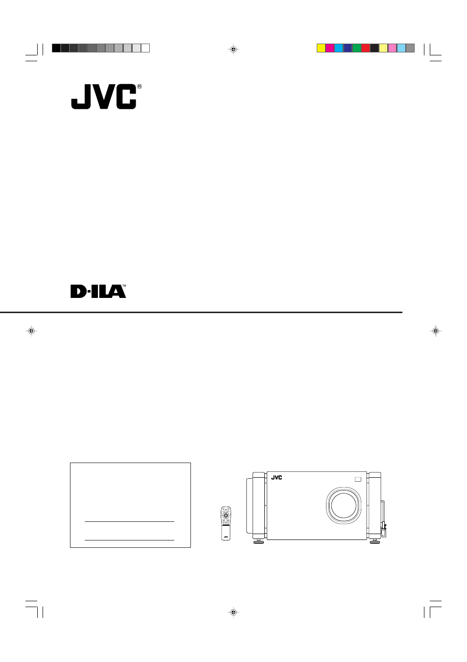 JVC DLA-M5000SCU User Manual | 68 pages