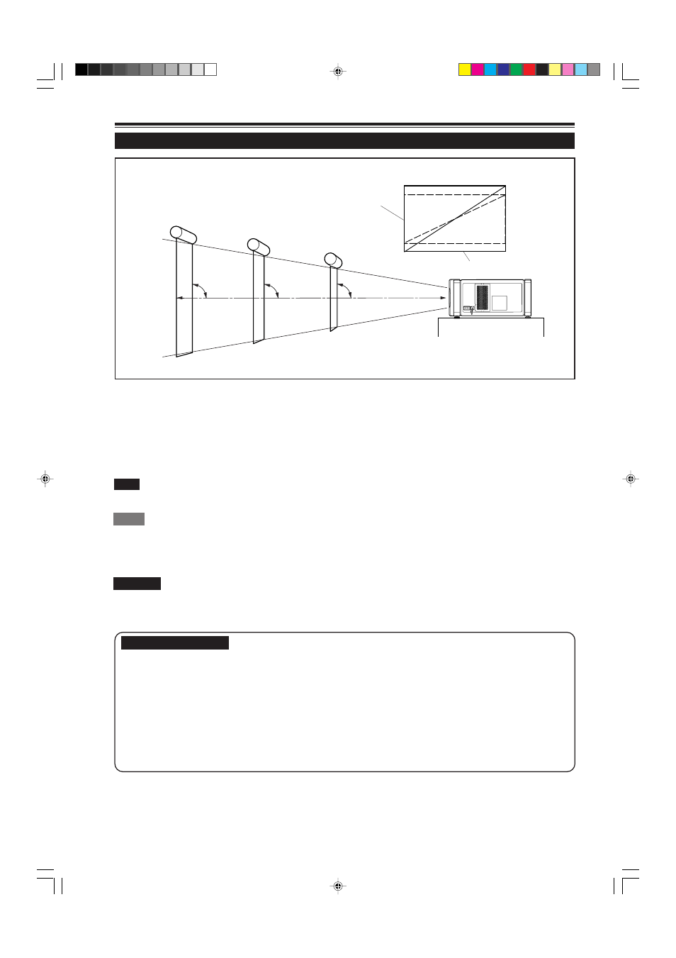 Lens shift function, 16 installing the projector (cont.) | JVC DLA-M5000SCU User Manual | Page 16 / 68
