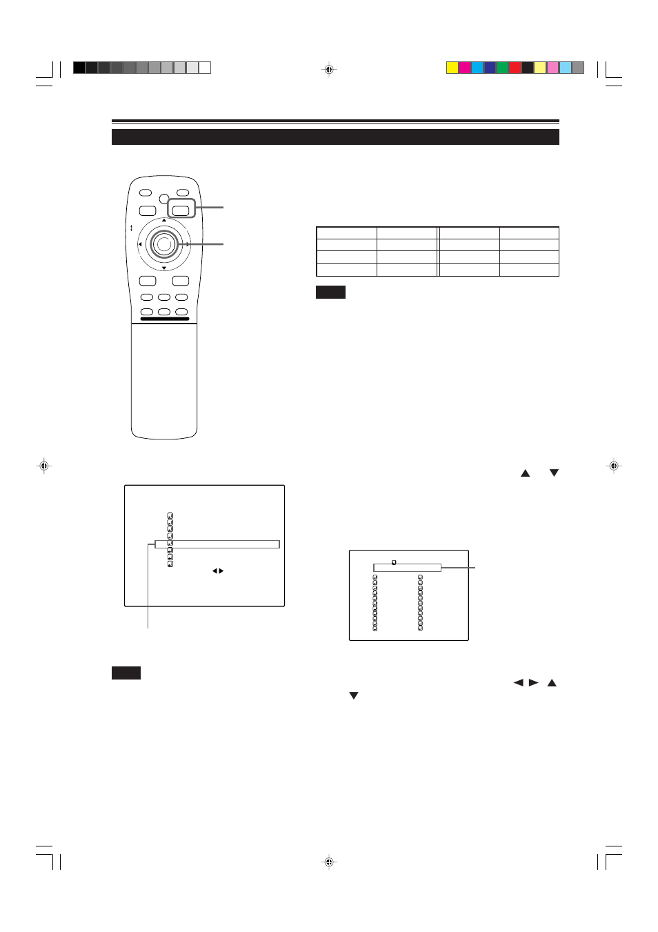 Changing (setting) the source, Remote control unit ■ main menu, Press the menu/enter button | Operating the main menu (cont.) | JVC DLA-M5000SCU User Manual | Page 44 / 68