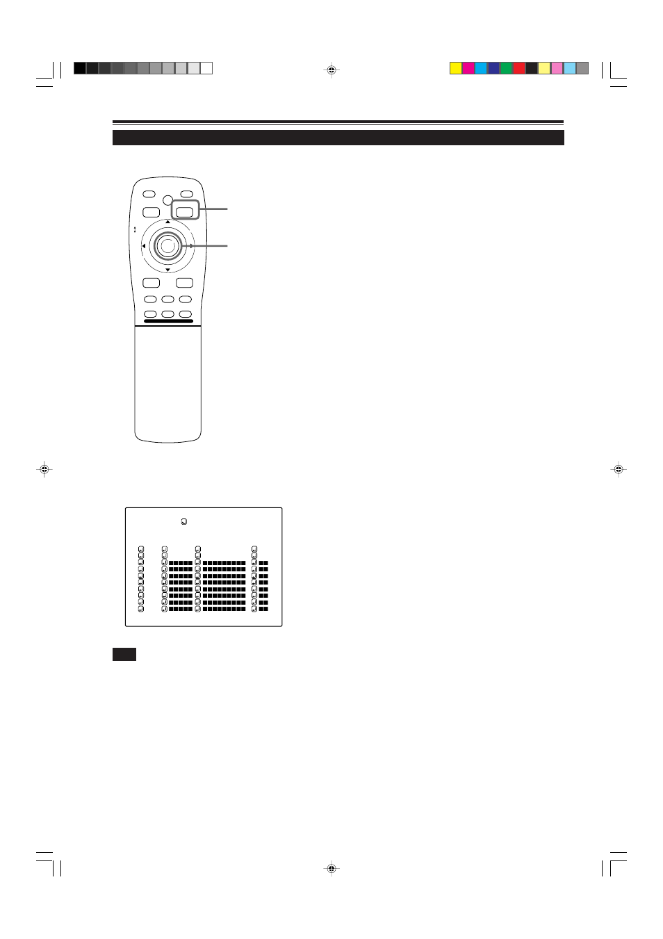 Setting up channels (source setup) (cont.), Remote control unit, Channel setup | Selection menu, Operating the main menu (cont.), Press the menu/enter button | JVC DLA-M5000SCU User Manual | Page 50 / 68