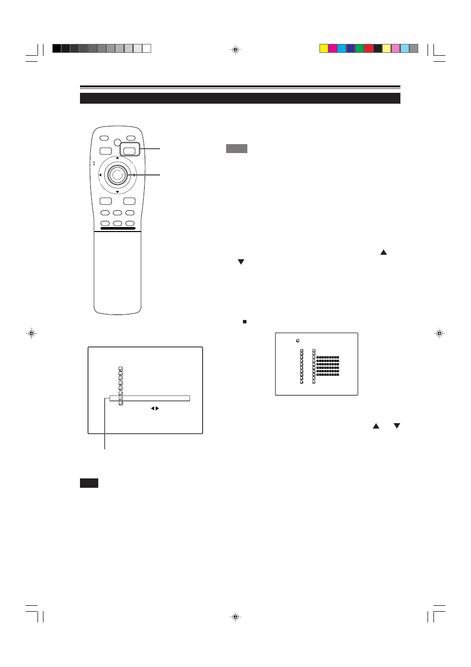 Setting up (or changing) user sources, Remote control unit ■ main menu, Press the menu/enter button | Press the menu/enter button to set, Operating the main menu (cont.) | JVC DLA-M5000SCU User Manual | Page 54 / 68