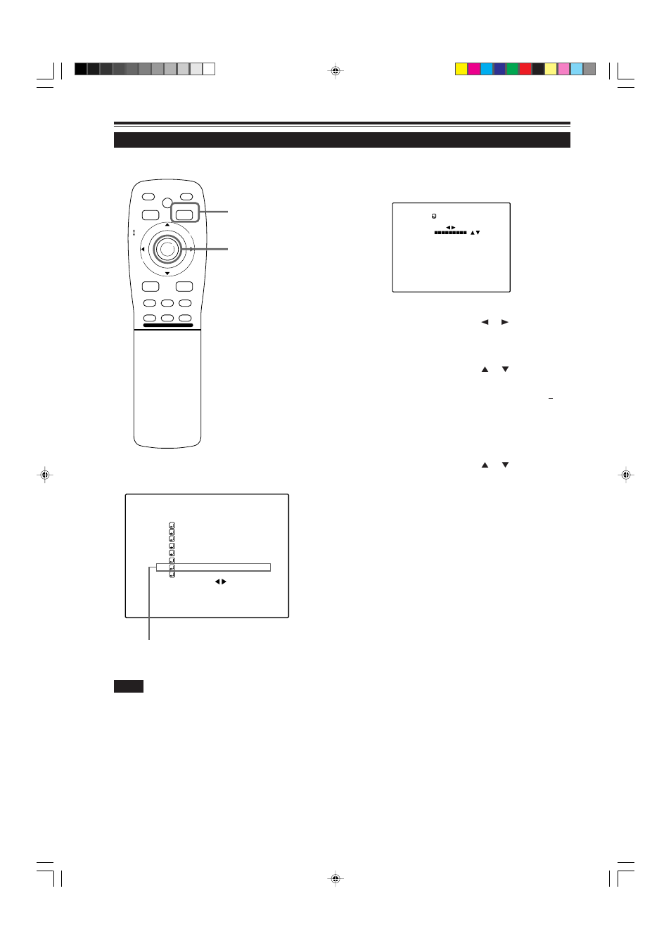 Setting up (or changing) user sources (cont.), Remote control unit ■ main menu, Press the menu/enter button to set | Operating the main menu (cont.) | JVC DLA-M5000SCU User Manual | Page 56 / 68